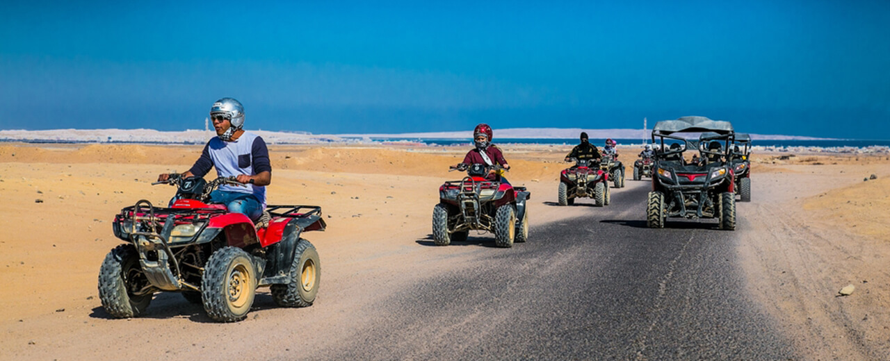 Giza Pyramids Adventure Tour with ATV Quad Bike in the Desert | FlyDunya